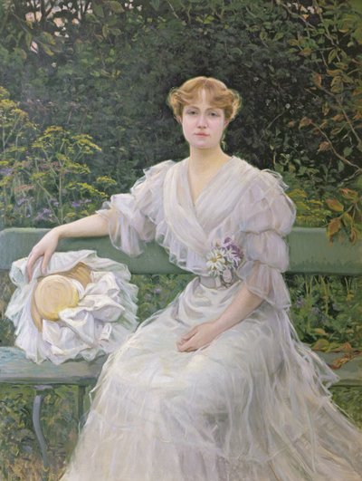 Porträt von Marguerite Durand (1864-1936), 1897 von Jules Cayron